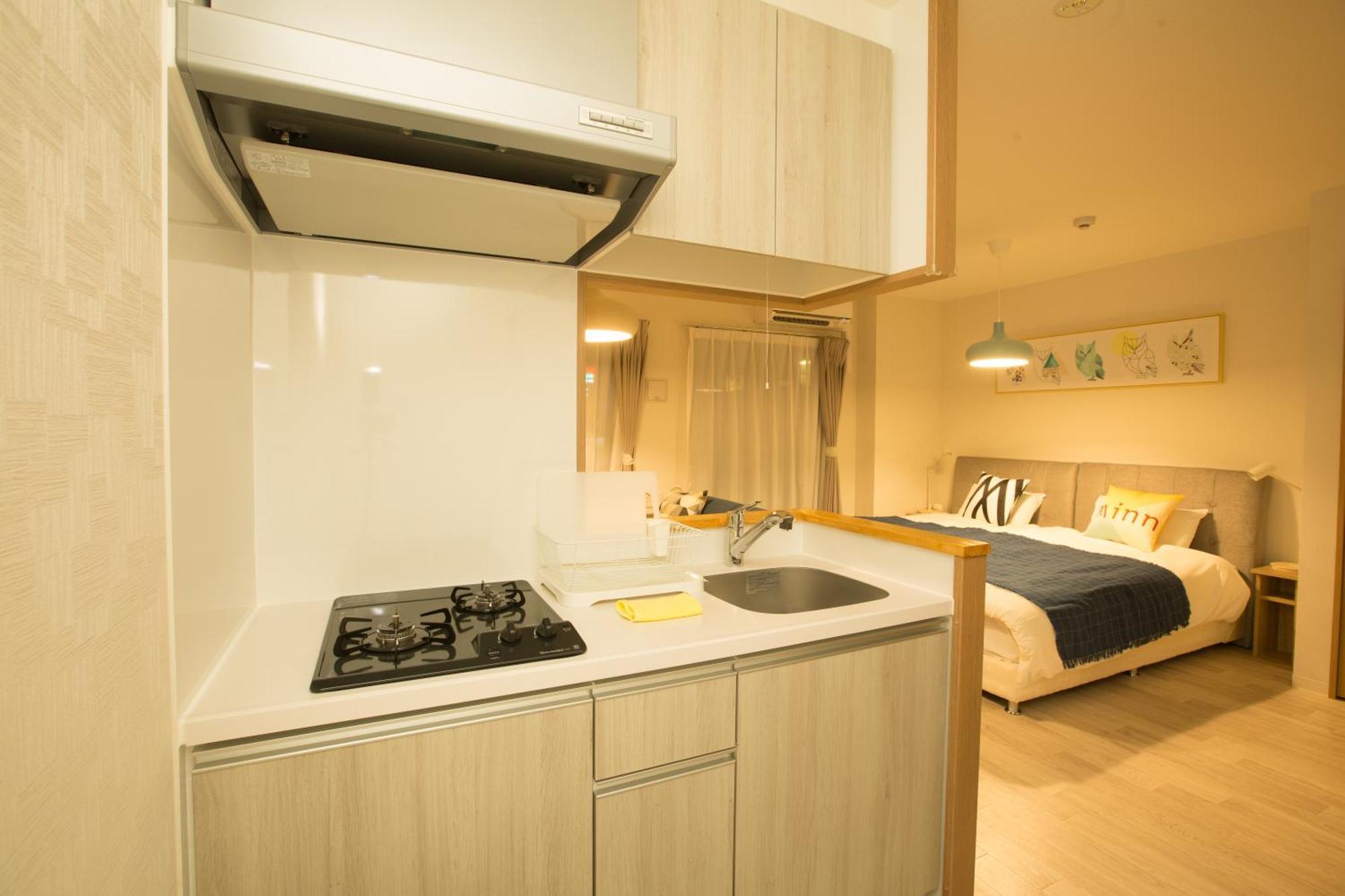 Апартаменты Sky Living Namba Осака Экстерьер фото