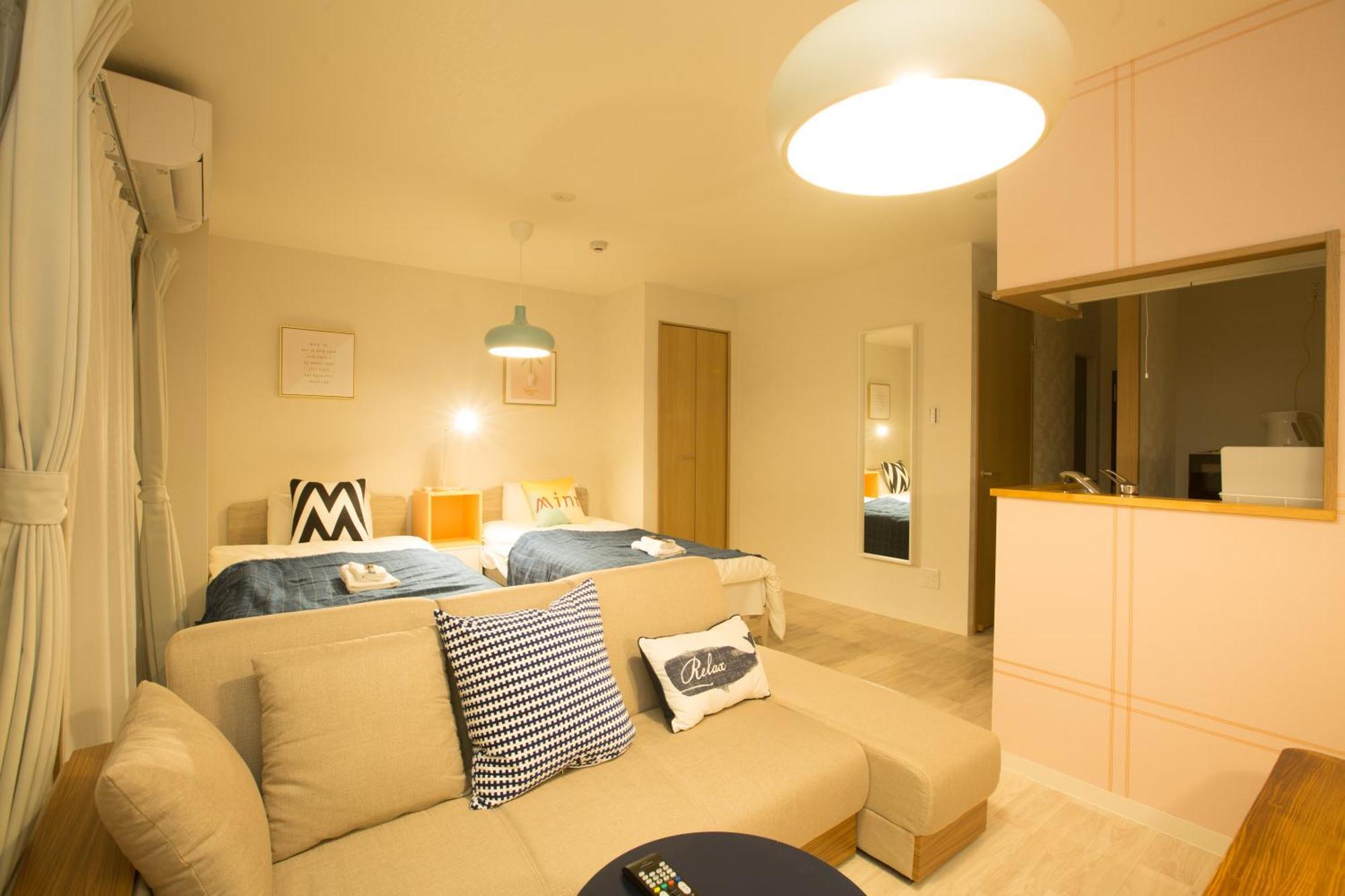 Апартаменты Sky Living Namba Осака Экстерьер фото
