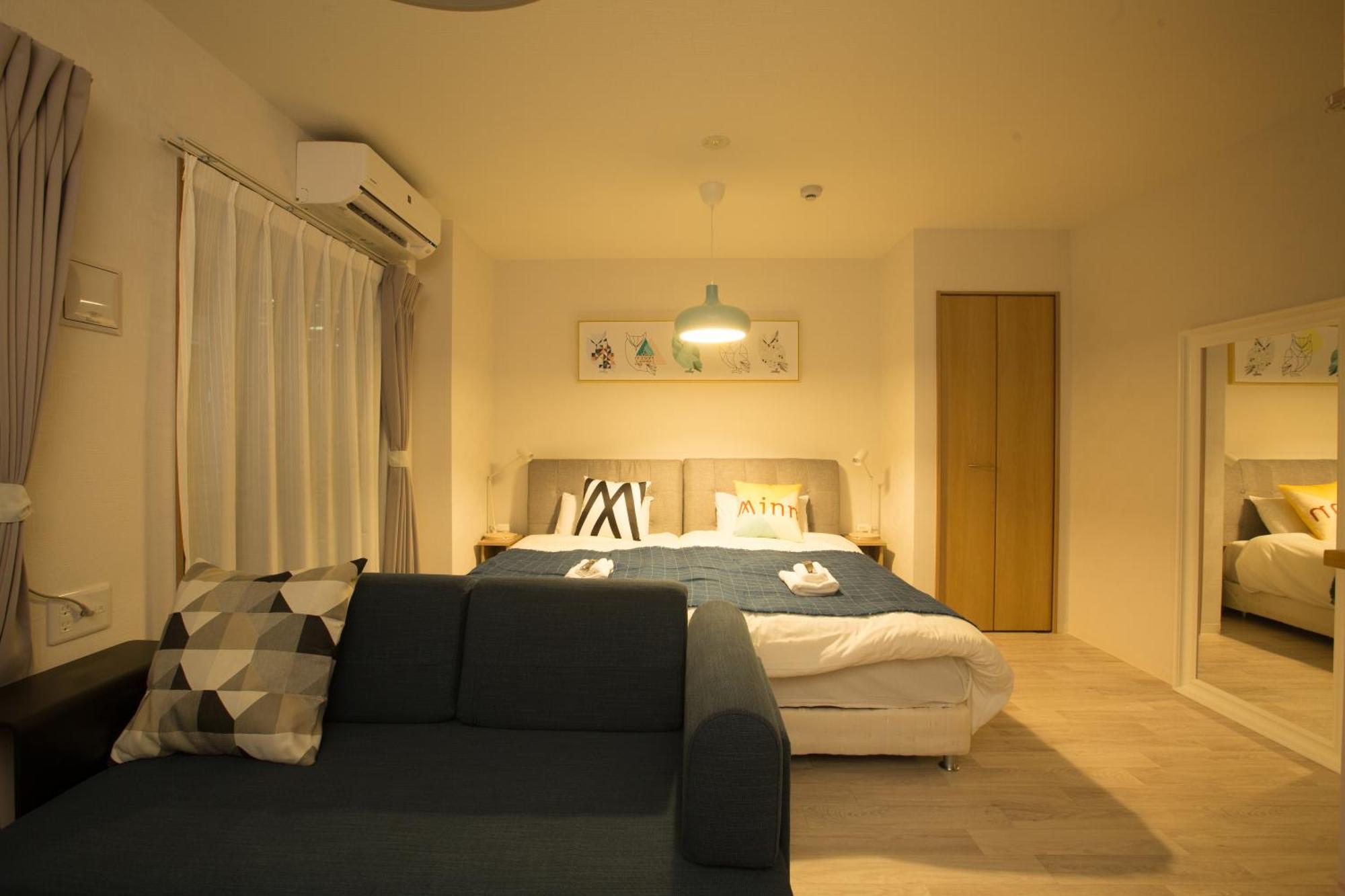 Апартаменты Sky Living Namba Осака Номер фото