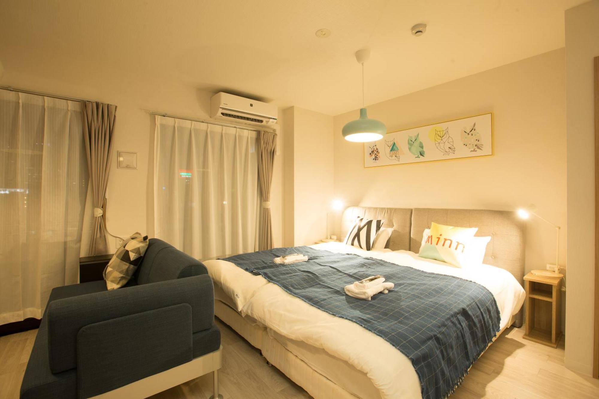 Апартаменты Sky Living Namba Осака Номер фото